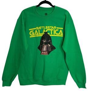 Universal Studios Battlestar Galactica Green Pullover Sweatshirt